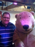 Spotted: Walker Bear and Spook-tastic Author Tommy Donbavand! 