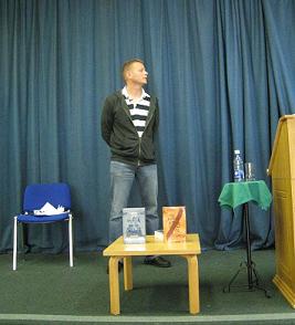Patrick Ness visits Wesley College in Dublin 